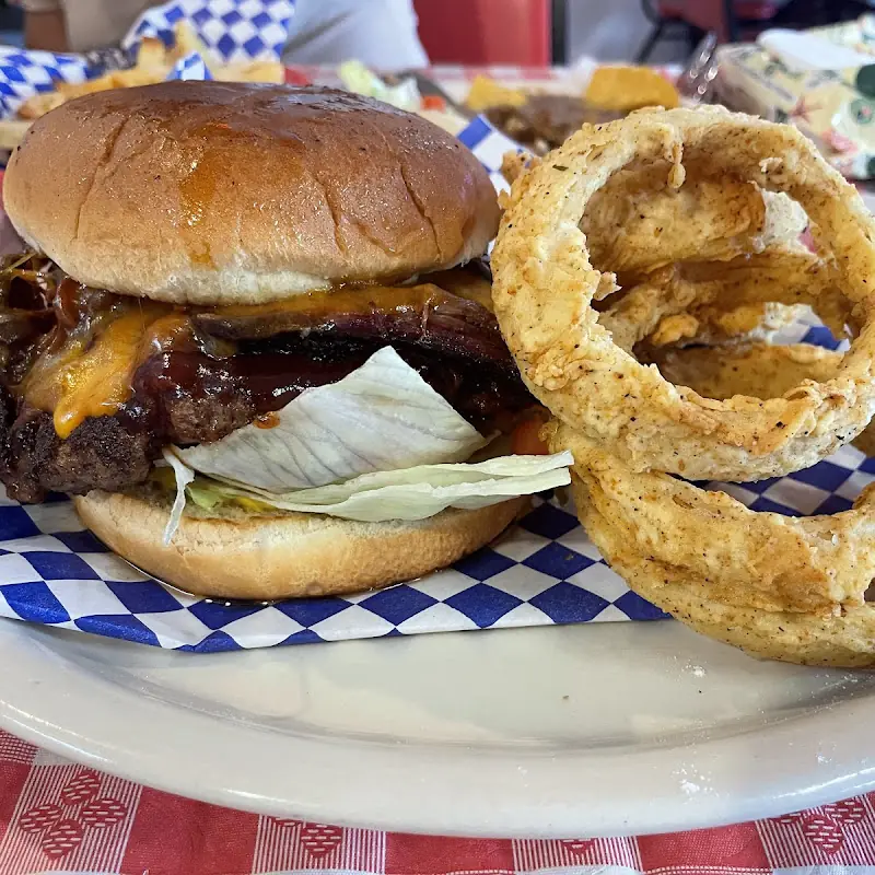 Bean Tostada Burger