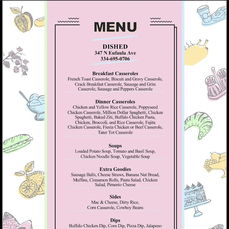 Dished Carryout Casseroles