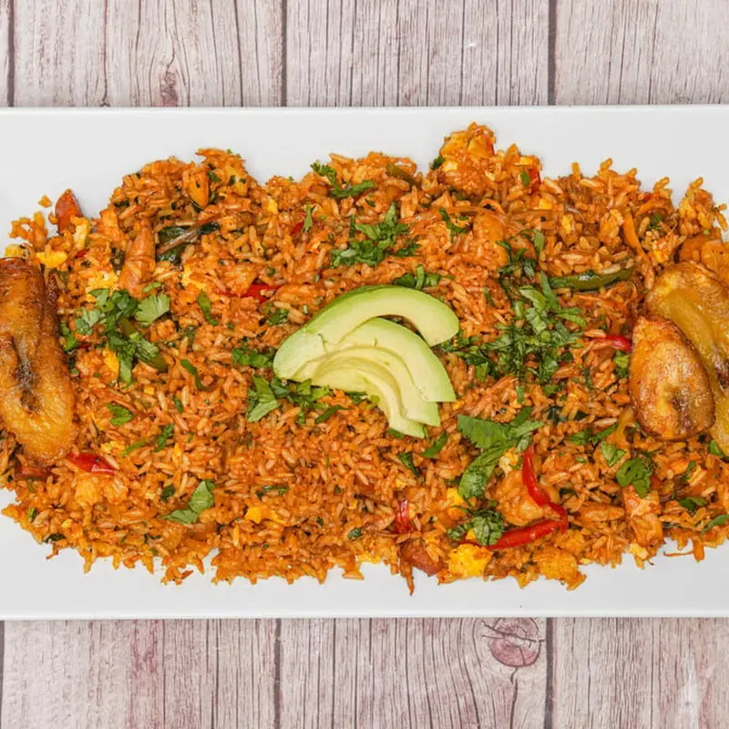 Arroz con Menestra y Chuleta Asada / Rice with Legume and Grilled Pork Chop