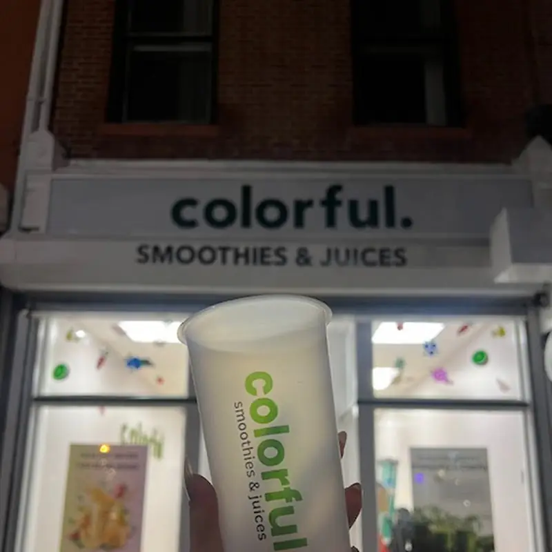 Colorful Smoothies & Juice Bar