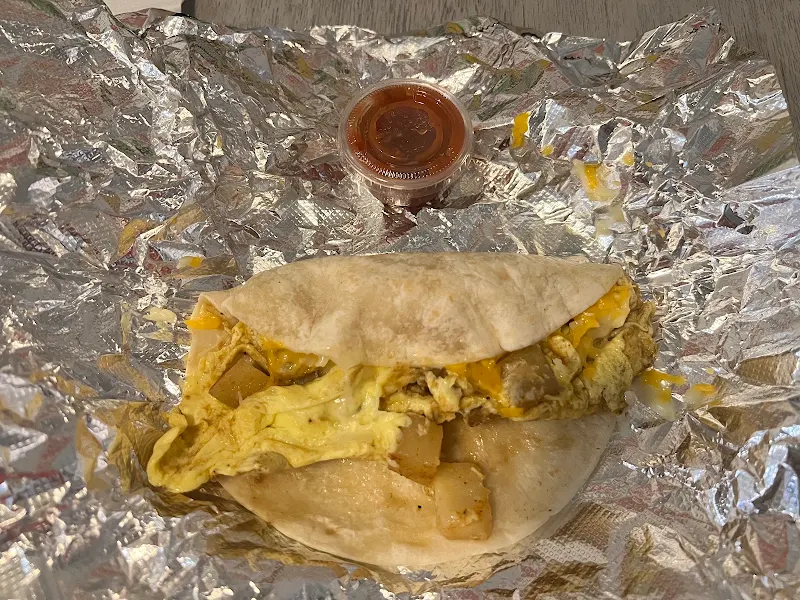 Chilaquiles Breakfast Taco