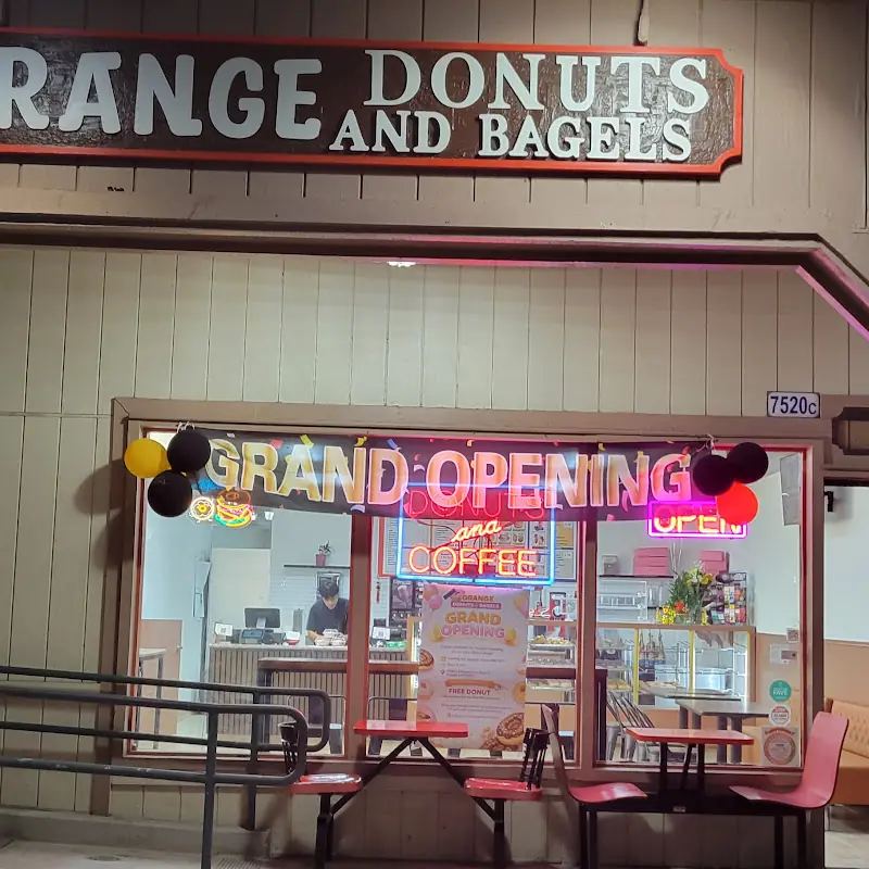 Orange Donuts and Bagels