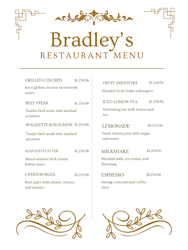 BRADLEY'S Restaurants