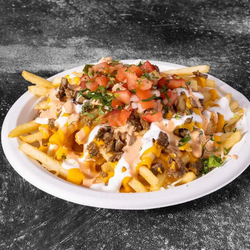 Mex-Philly Cheesesteak with Fries