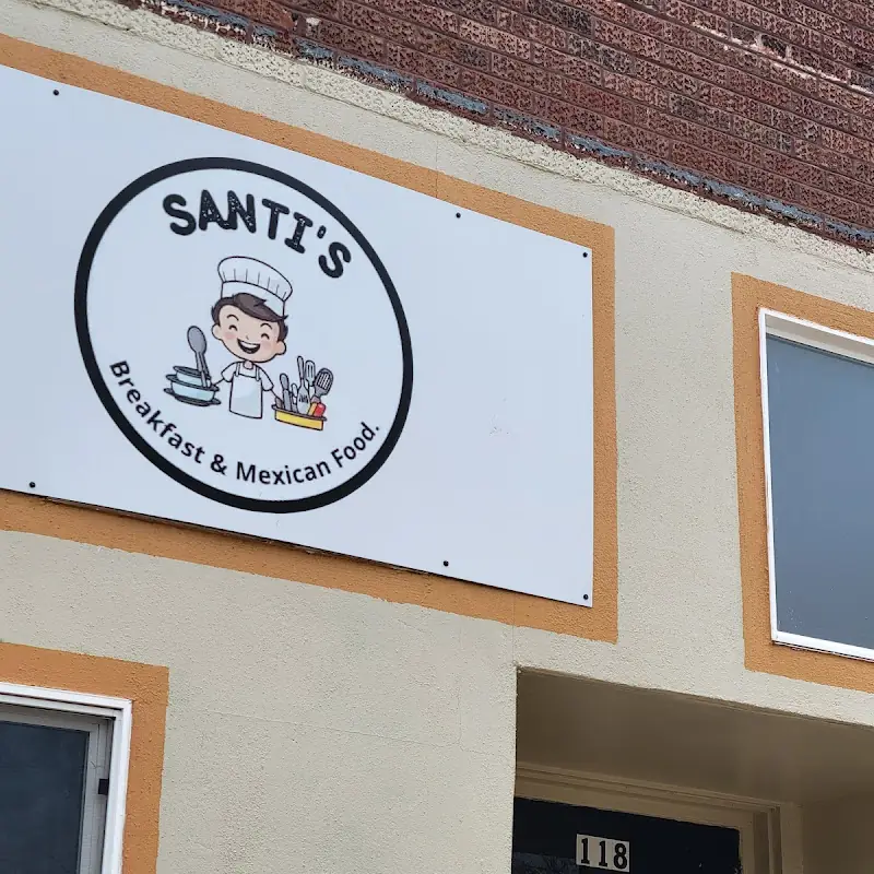 Santi’s breakfast and Mexican food