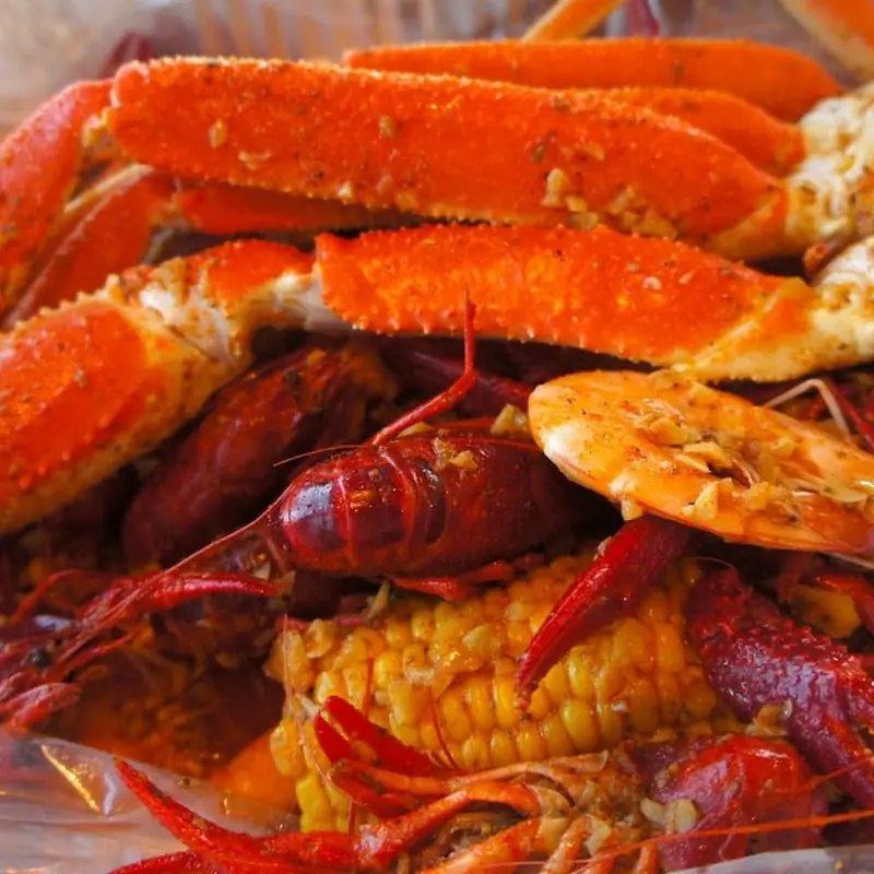 Baked seafood delight