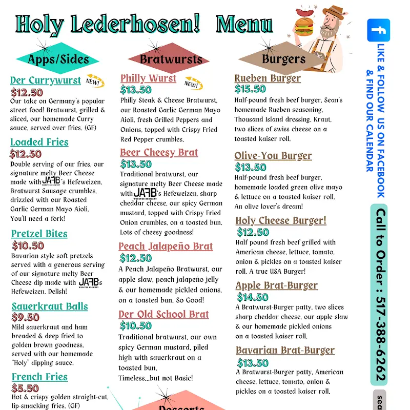 Holy Lederhosen! LLC-(Food Truck)