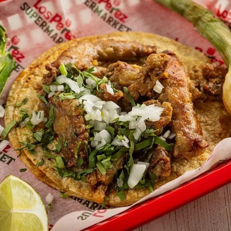 LENGUA EN SALSA VERDE Burrito/ BEEF TONGUE IN GREEN SALSA Burrito