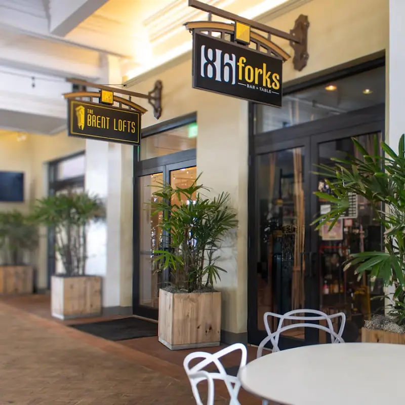 86 Forks Bar + Table