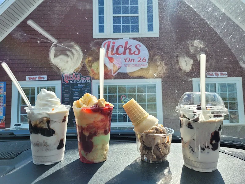 Licks On 26 Ice Cream