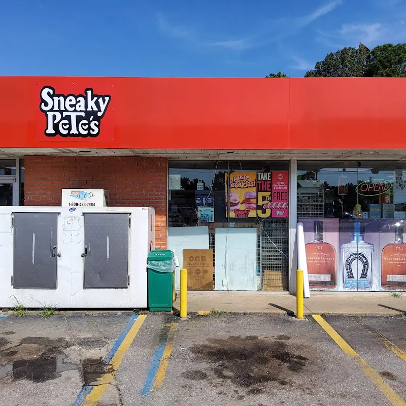 Sneaky Pete's Hotdogs/ BP gas station/Liquor store
