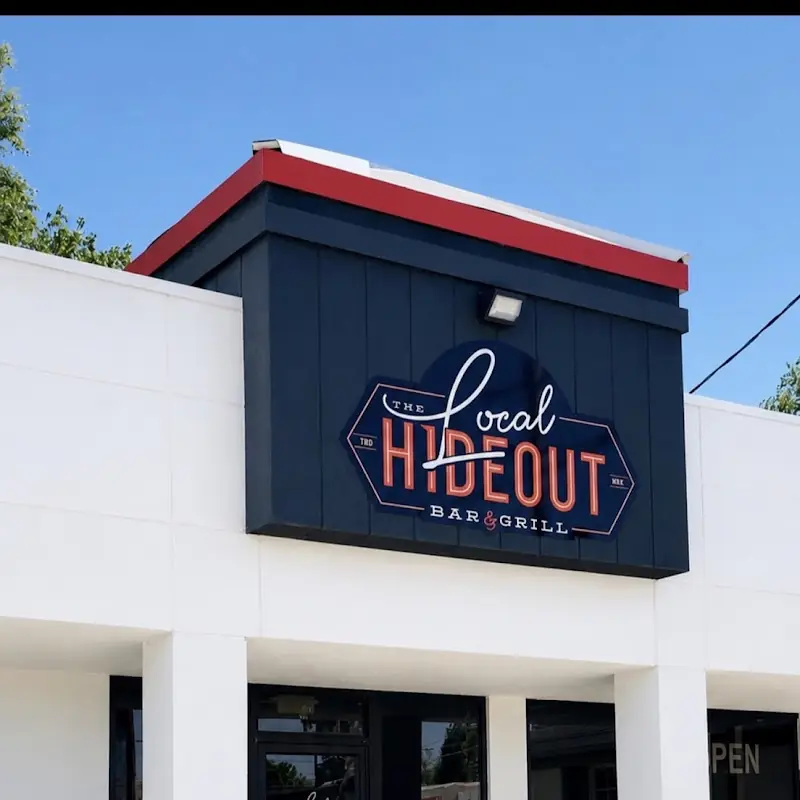 The local Hideout Bar and Grill