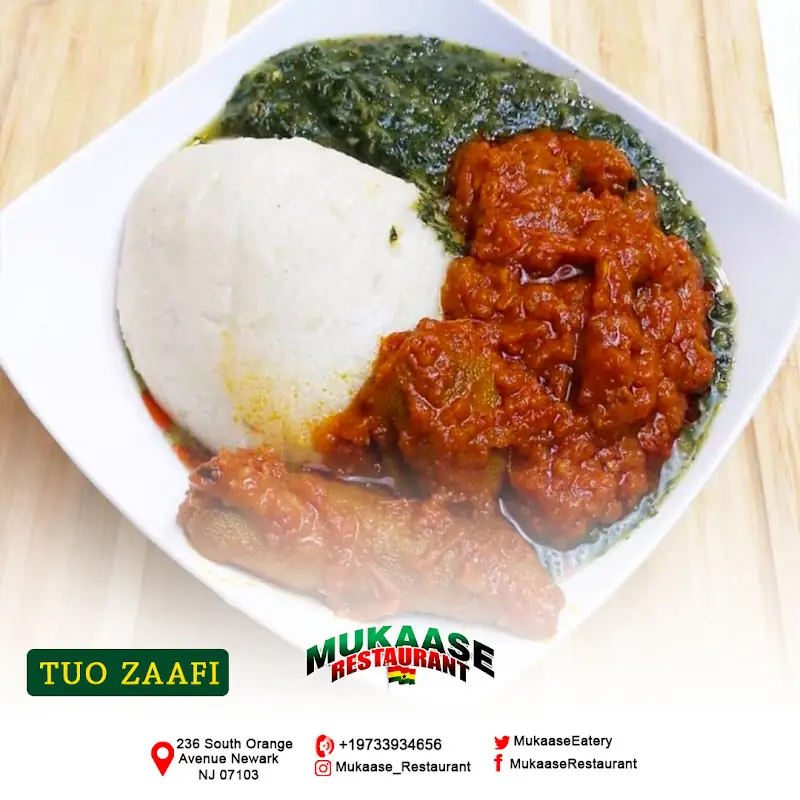 fufu with egusi and fish
