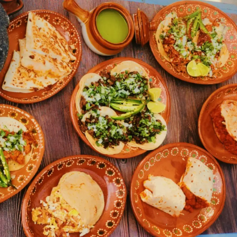 Potatoes with Green Chile / Papas con Chile Verde Burrito