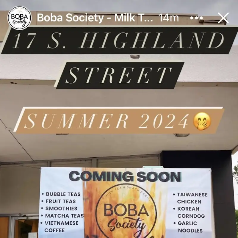 Boba Society Milk Tea & Snack Bar (Bubble Tea) -Highland