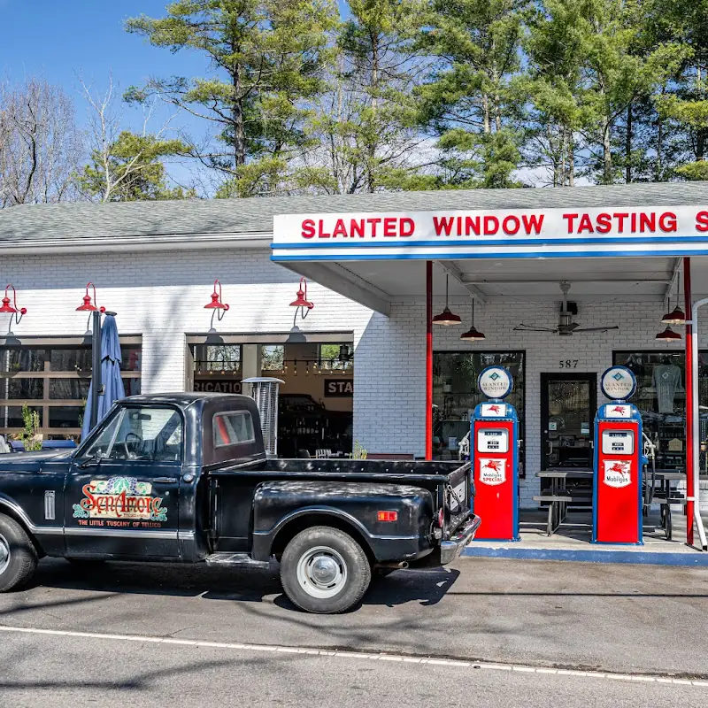 Slanted Window Tasting Station
