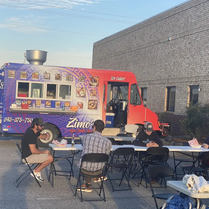 Zimos Falafel, Gyro & Taco Food truck .