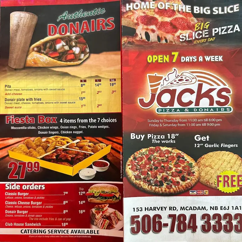 Jacks Pizza & Donairs