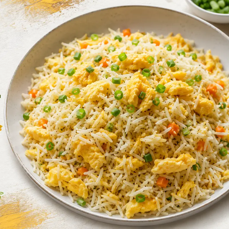 Fried rice with eggs