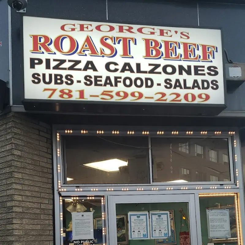 George's Roast Beef, Pizza, Salad