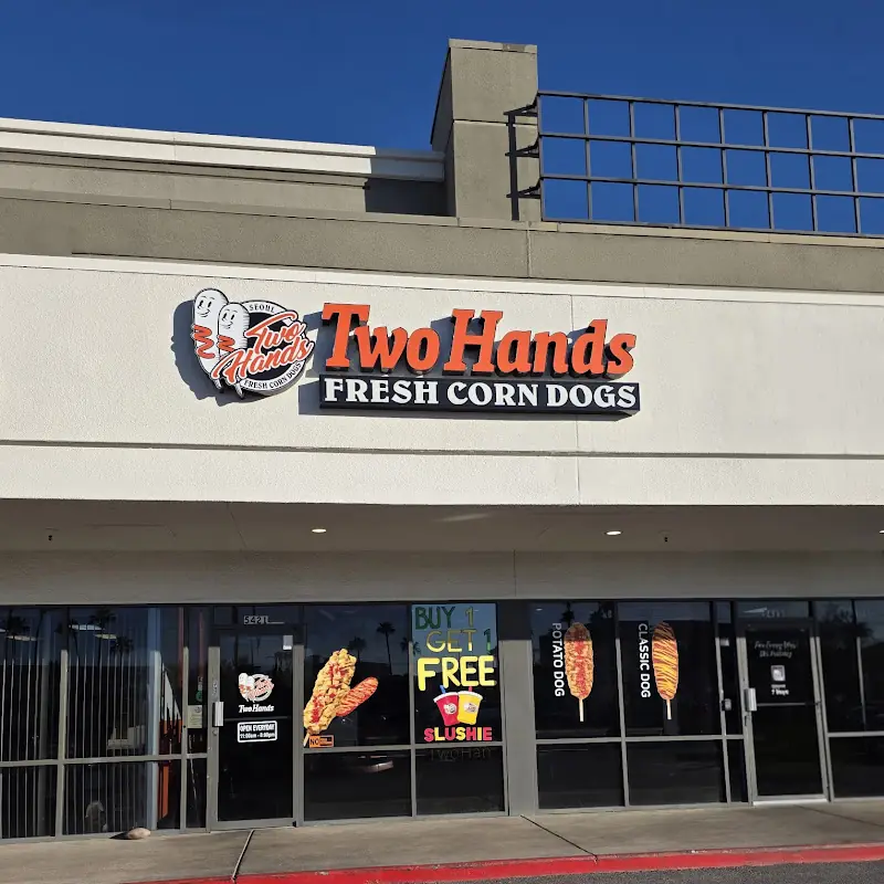 Two Hands Corn Dog on Broadway