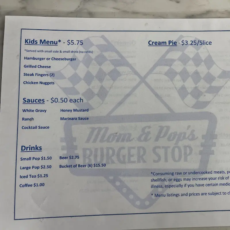 Mom and Pop's Burger Stop, LLC