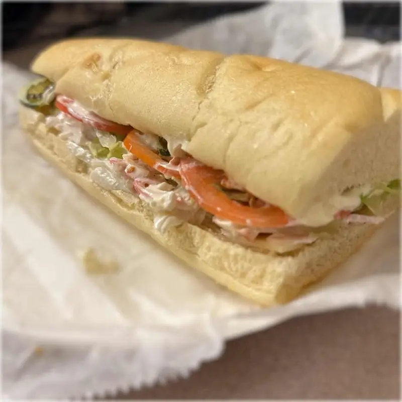 8" Turkey Ham Sub