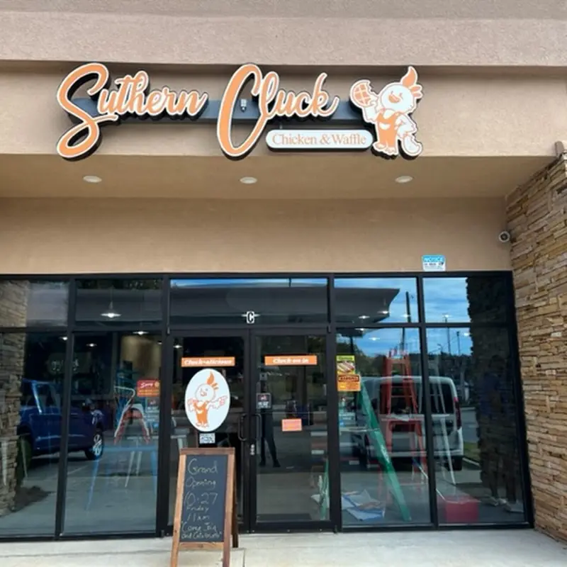 Suthern Cluck Chicken and Waffle