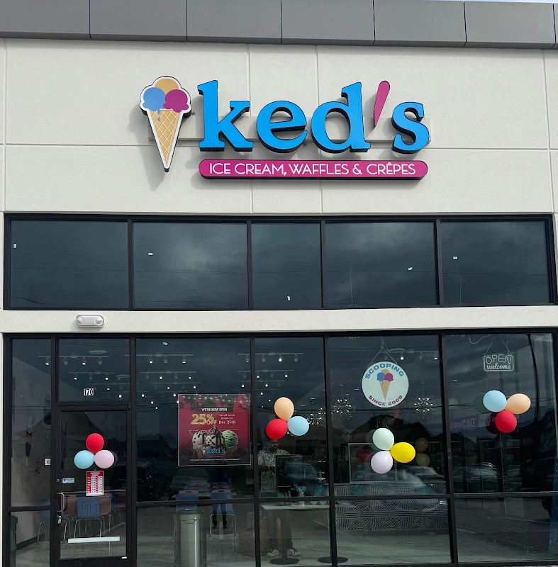 Ked's Ice Cream, Waffles & Crepes - Katy