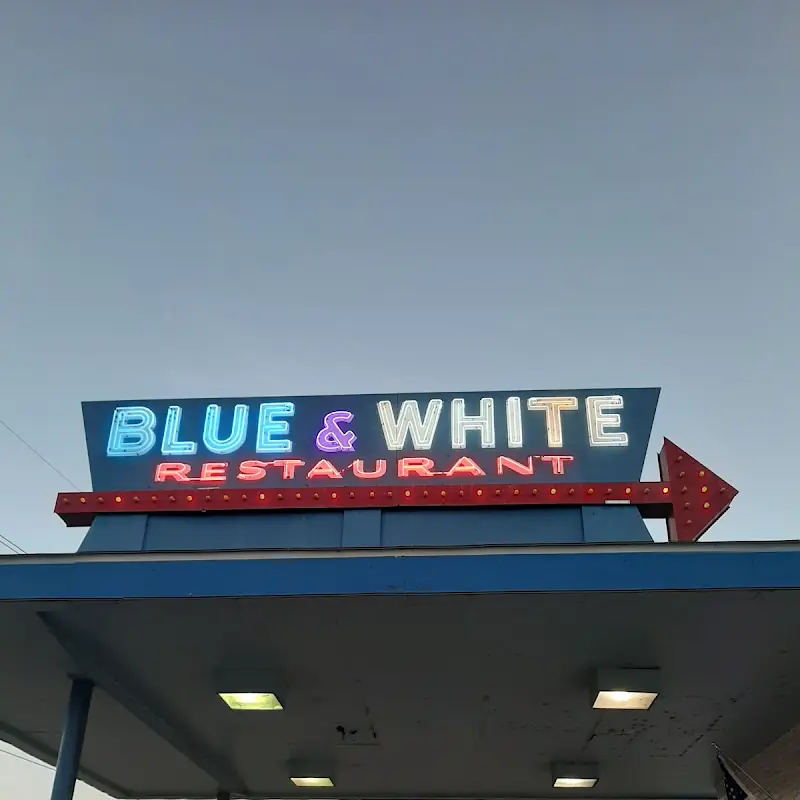 Blue & White