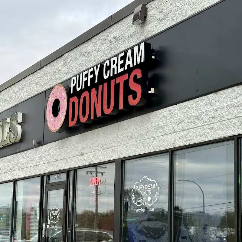Puffy Cream Donuts Plus