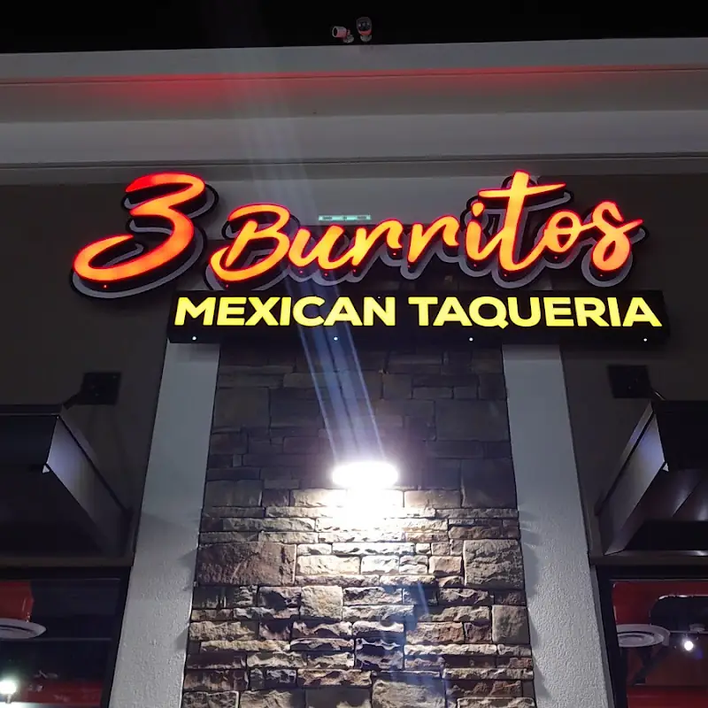 3 burritos