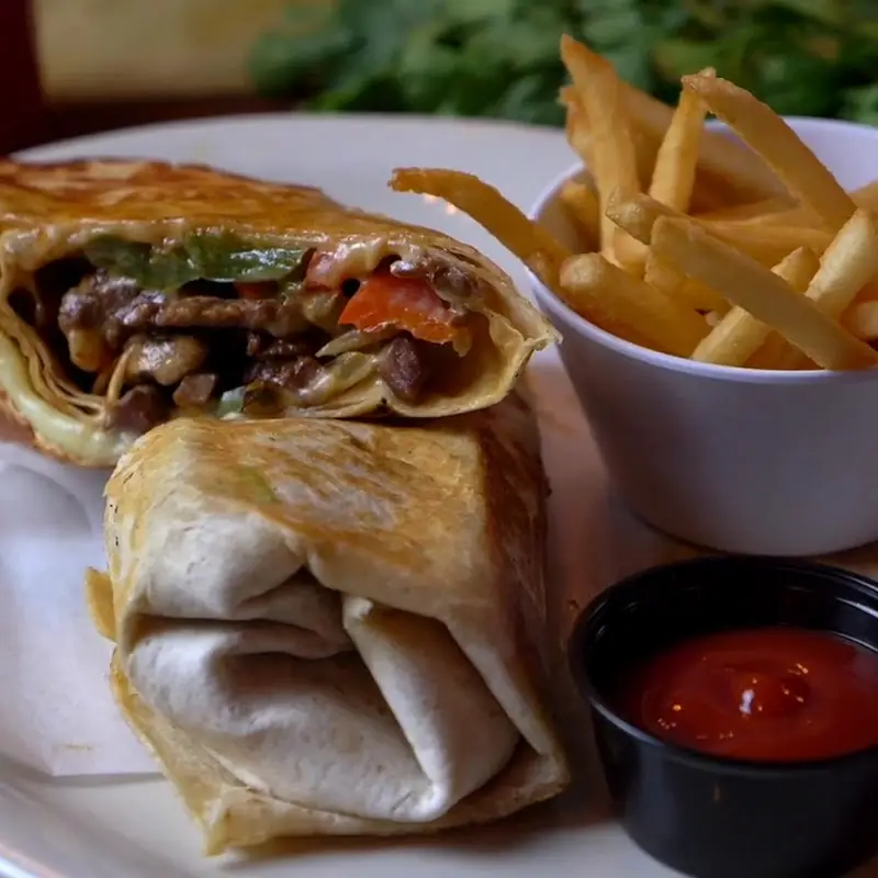 3. Hot Dog with French Fries