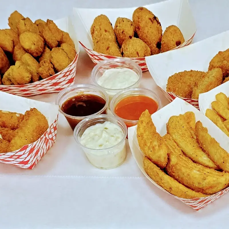 AK Crispy chicken fish and sandwiches