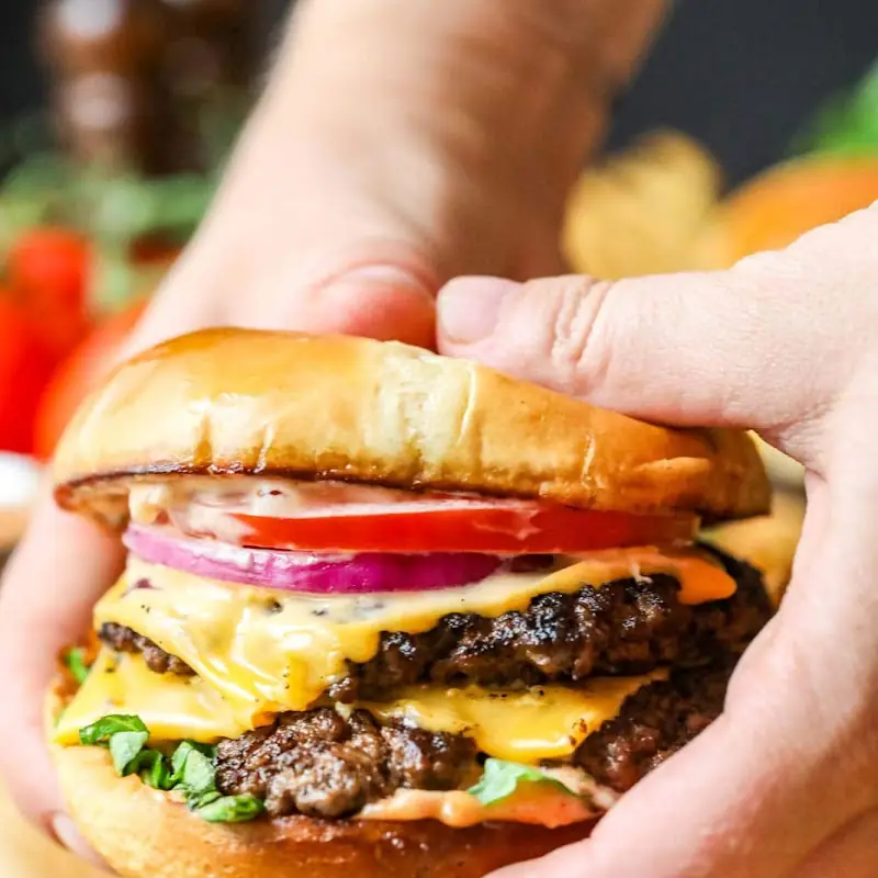 14” BBQ Bacon Cheeseburger