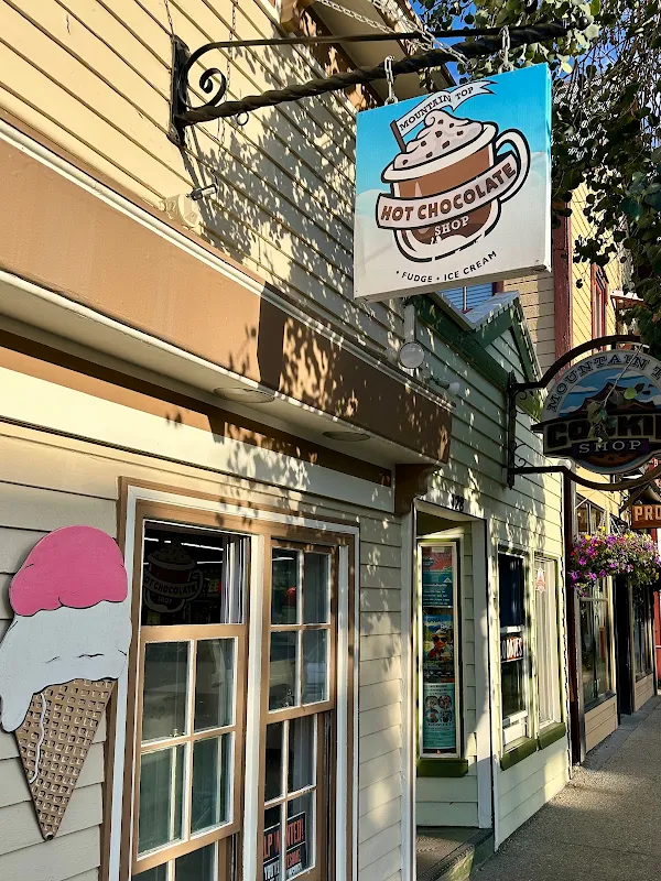 Mountain top Hot Chocolate shop