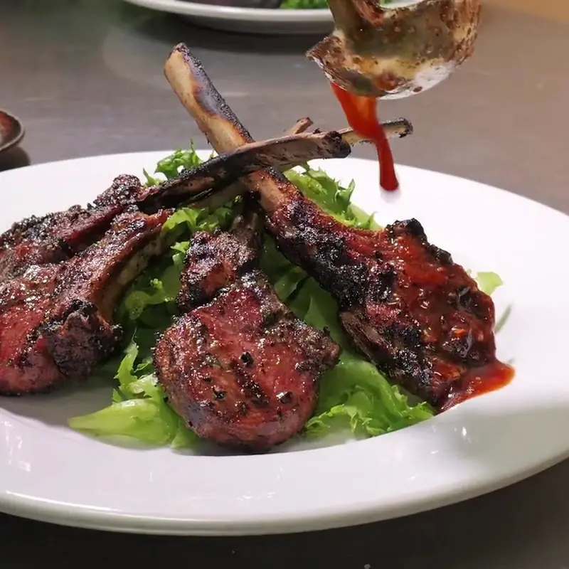 9 Candy Wings With Gorgonzola Fondue