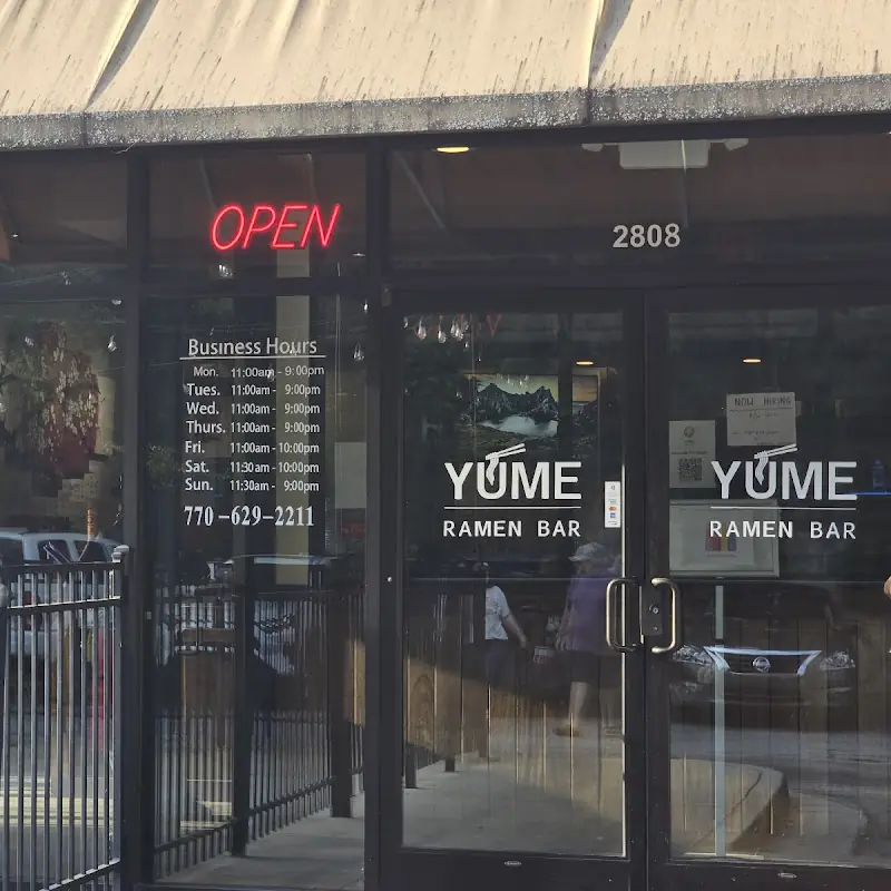 Yume Ramen Bar in Peachtree City