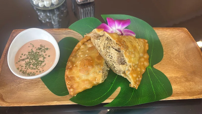 Guava and cheese empanada