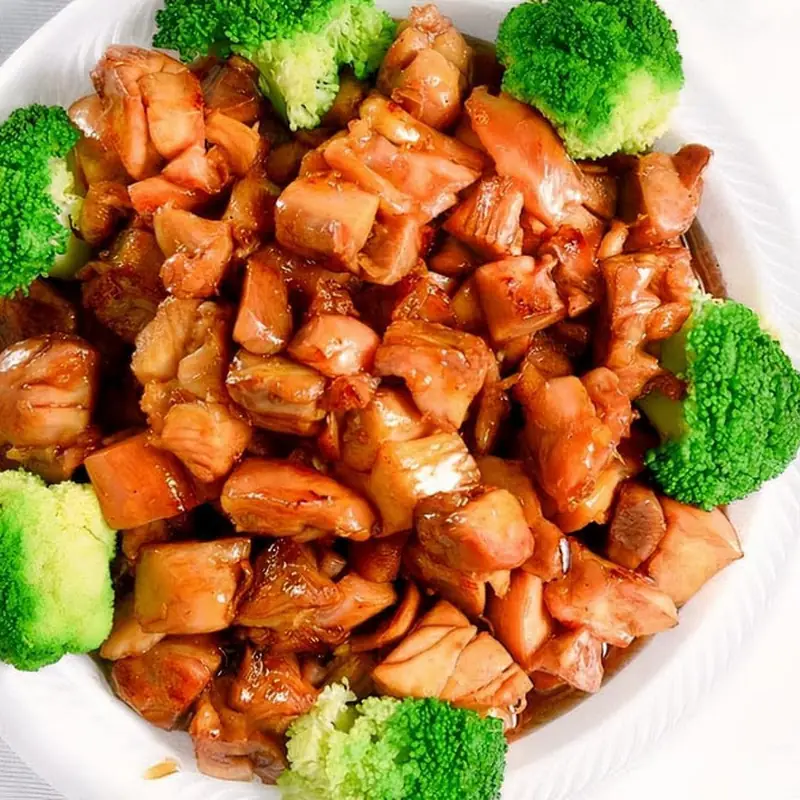 D2. Steamed Chicken with Mixed Vegetable