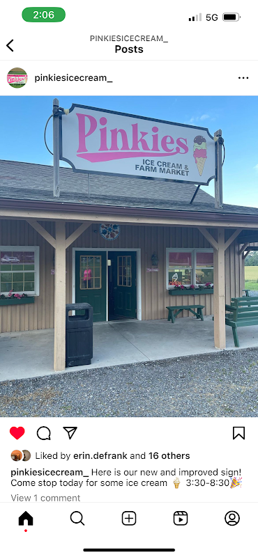Pinkies Ice Cream and Farm Market