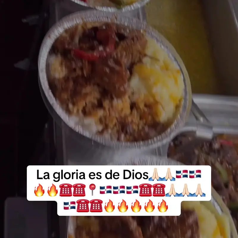 Mofongo con pechuga a la crema