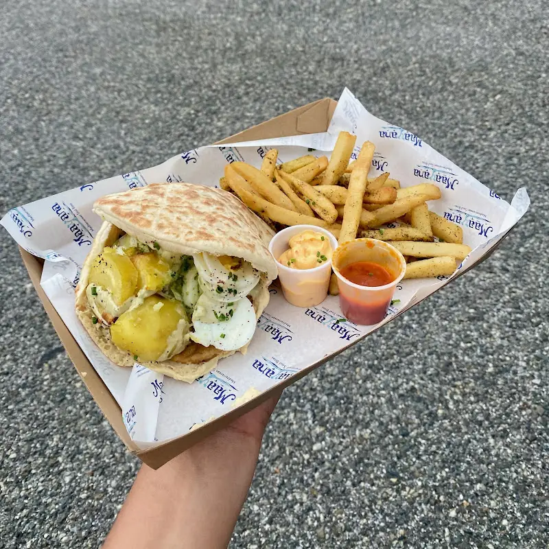 Shish kebab pita