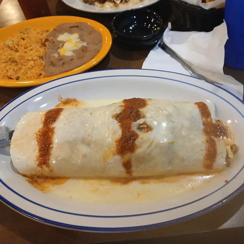 B. Two Bean Burritos and Nacho Cheese Sauce