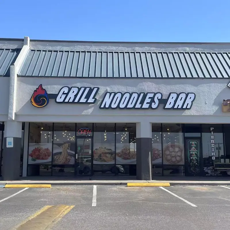 Grill noodles bar