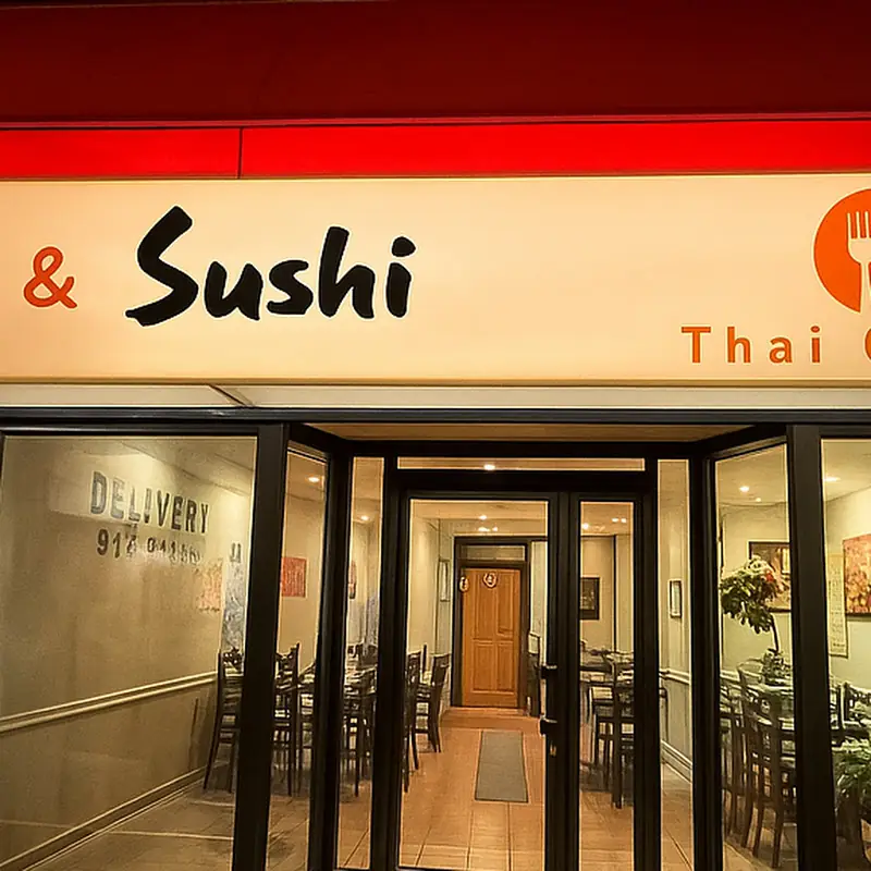Mai Thai and sushi