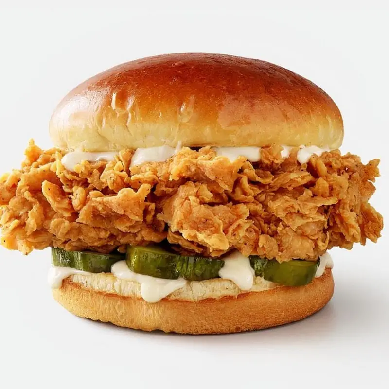 Spicy Buffalo crunchy chicken sandwich