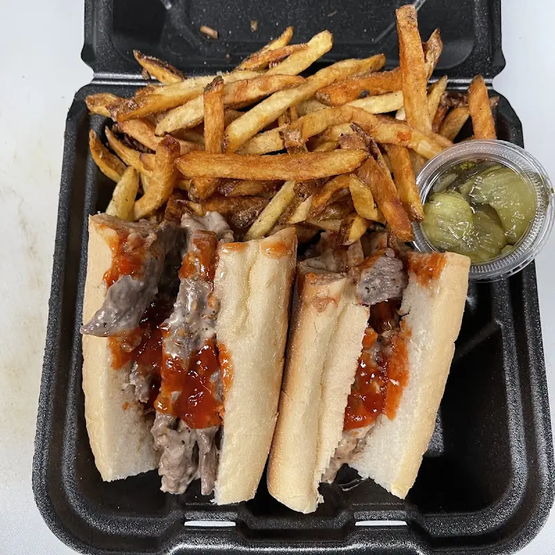 Smoked Chicken Cheesesteak