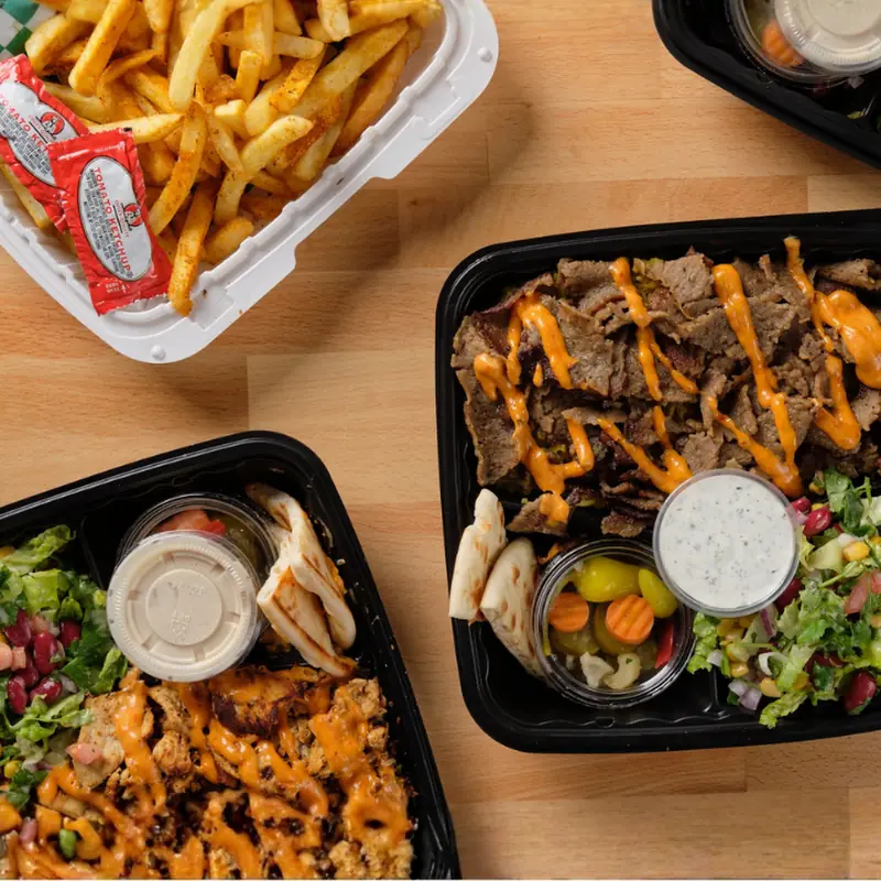 Grilled Lamb Gyro Sandwich