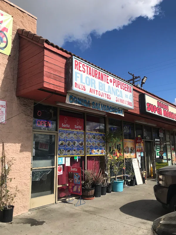 Pupusería and Flor Blanca Restaurant # 4